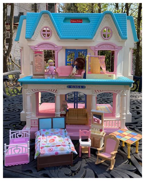 loving family furniture fisher price|loving family fisher price dollhouse.